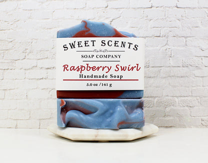 Raspberry Swirl Soap