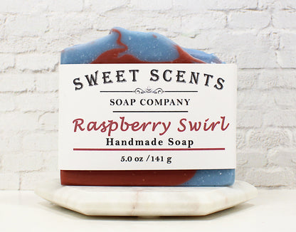 Raspberry Swirl Soap