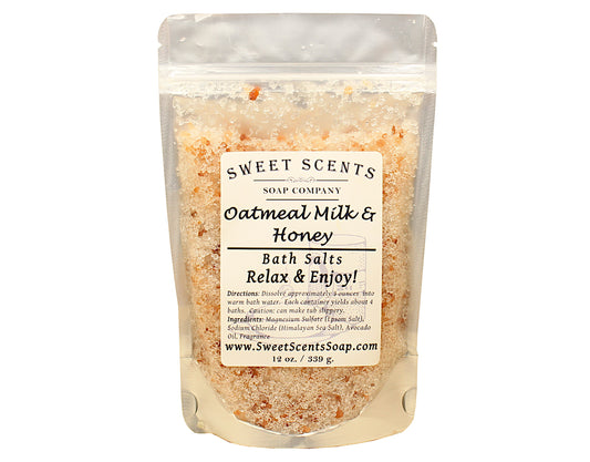 Oatmeal Milk & Honey Bath Salts